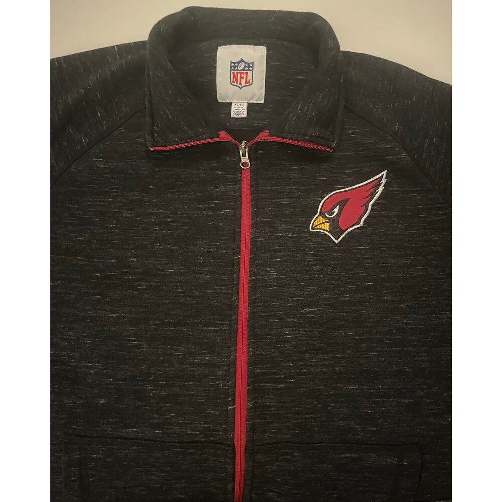 Arizona Cardinals Fleece Jacket.  Long Sleeve Full Zipper XL